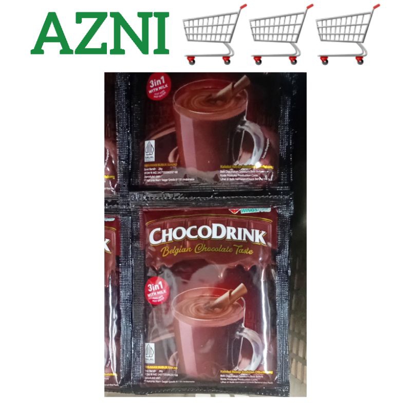 

Chocodrink Belgian Chocolate Renteng 10 Sachet