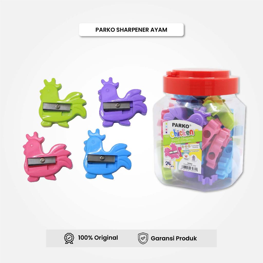 

PARKO Rautan Pensil Serutan Sharpener / Chiken (PCS) / IStationery