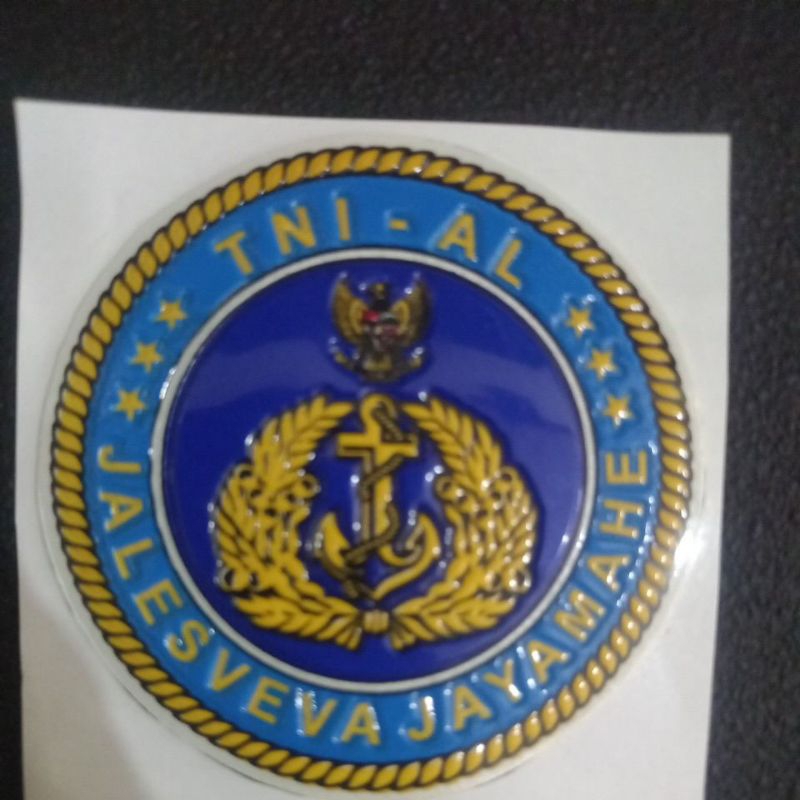 

stiker embos TNI AL Jalesvena Jayamahe