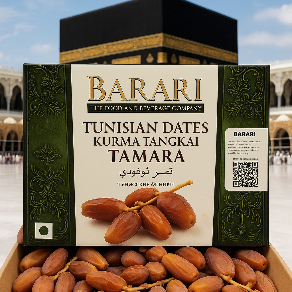 

Kurma Barari Deglet Nour Tangkai (Branched) 2 Kg Tunisia