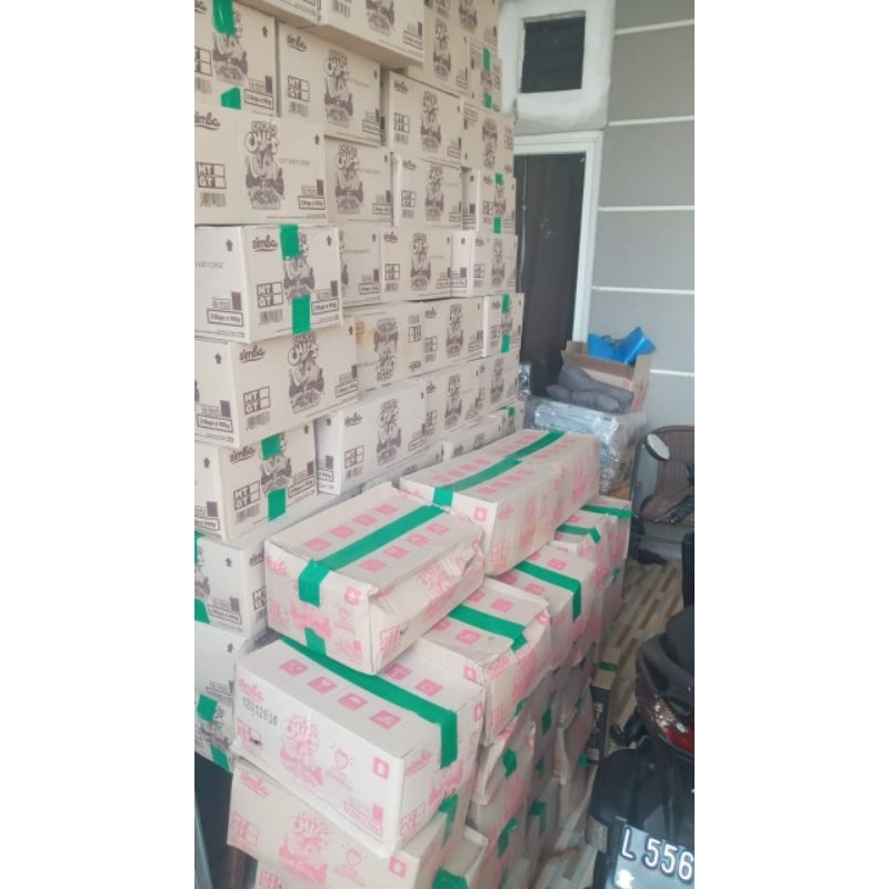 

Cahayadstore Simba Choco Chips Strawberry Bag 1 Karton 950X2 Gr