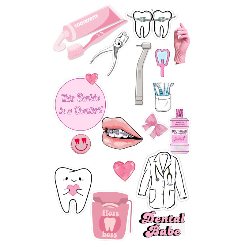 

Stiker Dentist Dokter Gigi FKG Banyak Variasi Mahasiswa Kedokteran Gigi drg