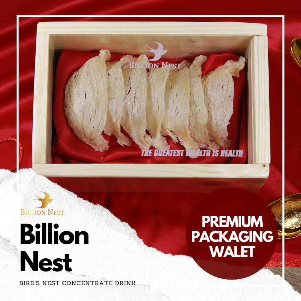 

Billion Nest - EXTRA Packaging Kayu Premium untuk sarang burung walet mentah (MINIMUM 50 GRAM)