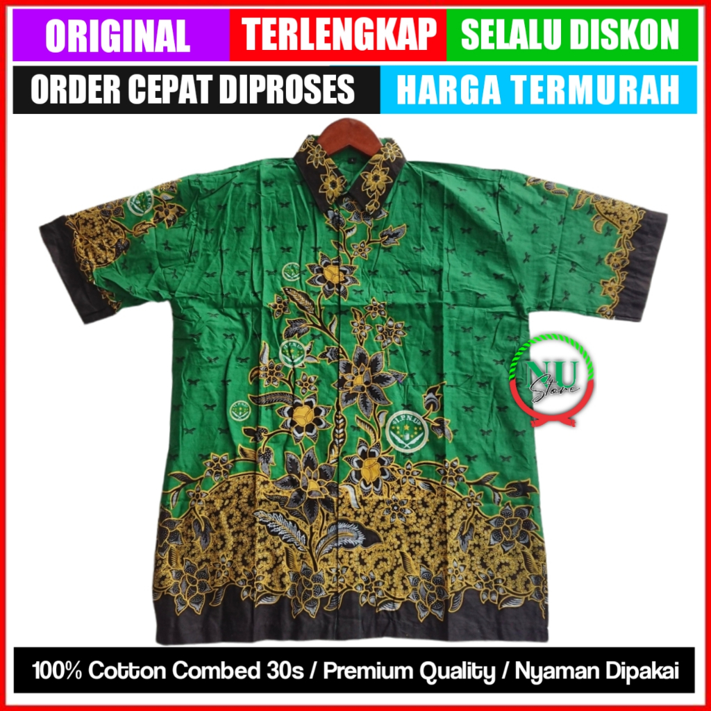 [PROMO MURAH 105RB 2PCS] FREE ONGKIR Batik IPNU, Batik IPPNU, Batik IPNU IPPNU, Batik IPPNU Wanita, 