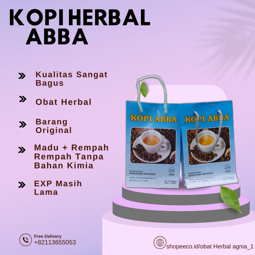 

Kopi Abba Kopi Bubuk Tradisional Kopi Joss Kopi Herbal Kesehatan Minuman Asli Tanpa Campuran Kuat
