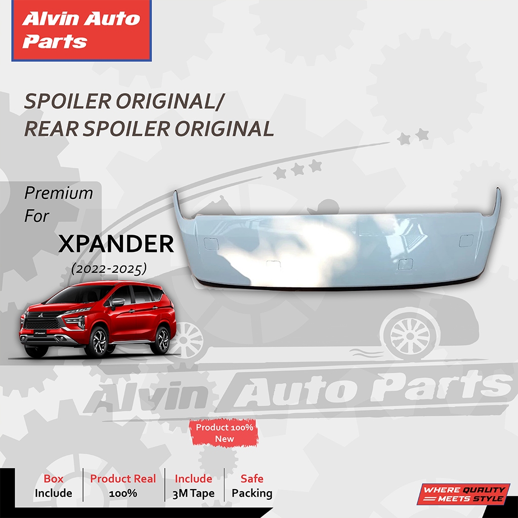 SPOILER XPANDER FACELIFT ORIGINAL / REAR SPOILER XPANDER 2022-2025 ORI/SPOILER BELAKANG XPANDER 2025