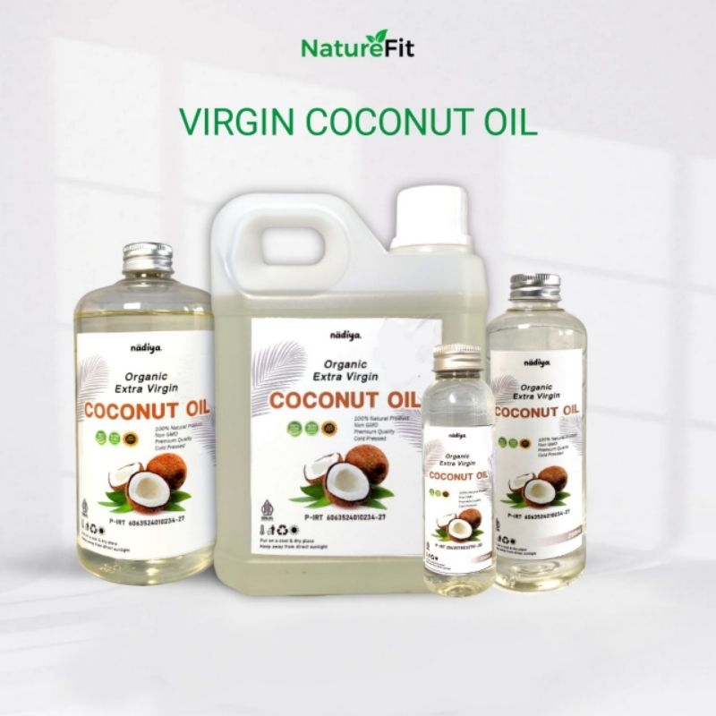 

EVCO Extra Virgin Coconut Oil 100 ml 250ml 500ml Minyak Kelapa Murni Asli VCO Perasan Pertama Kualitas Terbaik