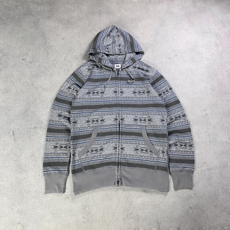 zip hoodie uniqlo navajo