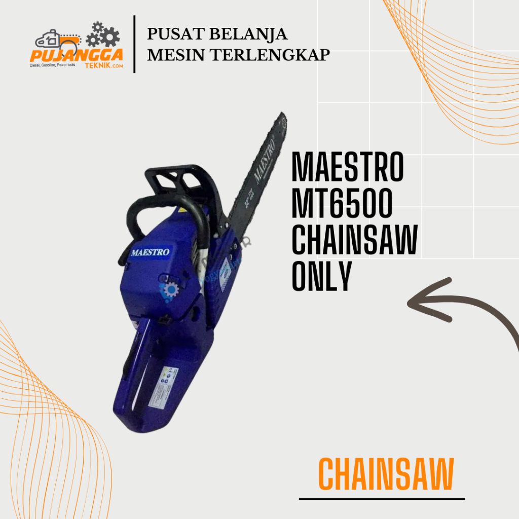 MaestroMT6500Chainsaw + Bar 22 Laser Maestro