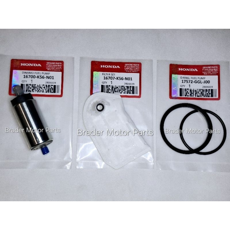 Paketan Rotak + Filter Bensin + Oring Fuel pump Sonic, Supra GTR