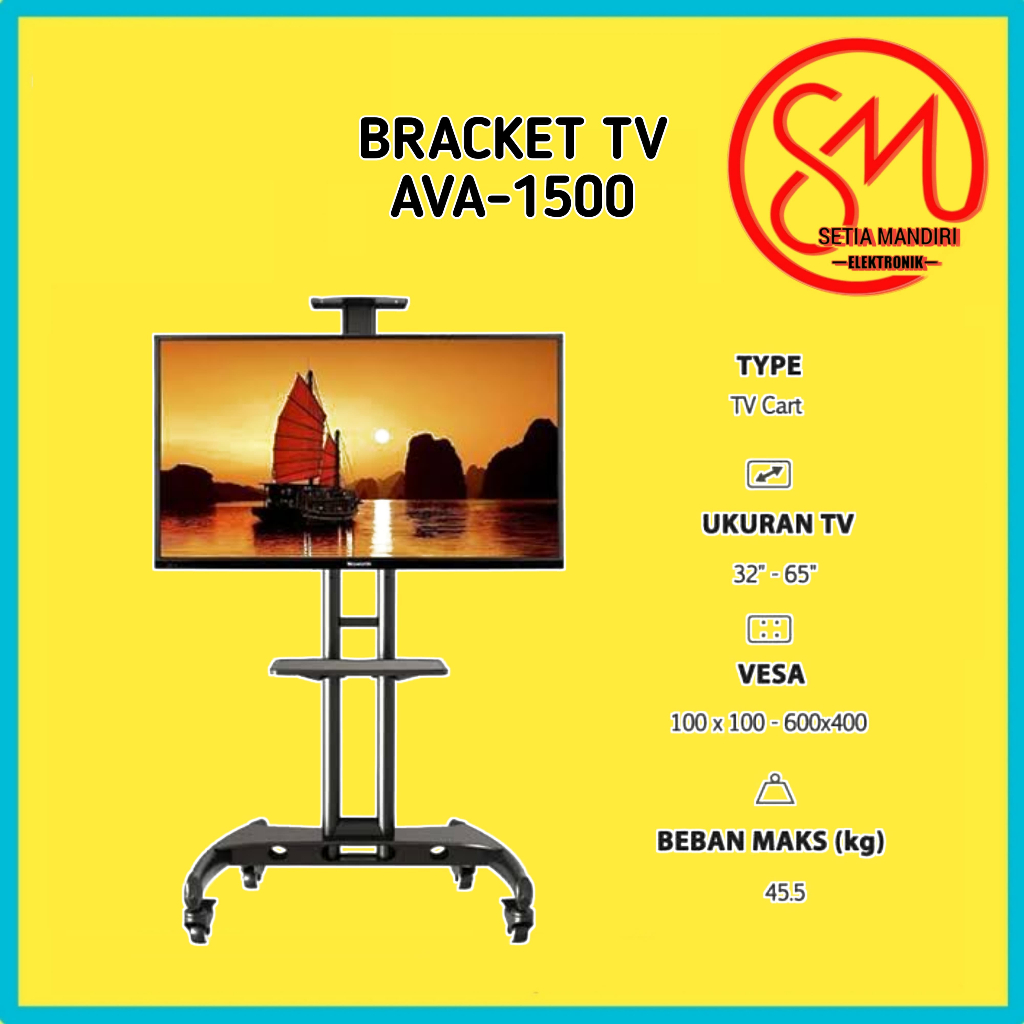 Bracket Premium OEM AVA1800 Bracket TV Standing Monitor LED LCD Stand 55"-80" Tilt