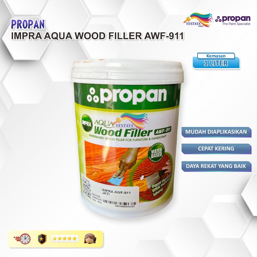 PROPAN IMPRA AQUA WOOD FILLER AWF-911 1 LITER