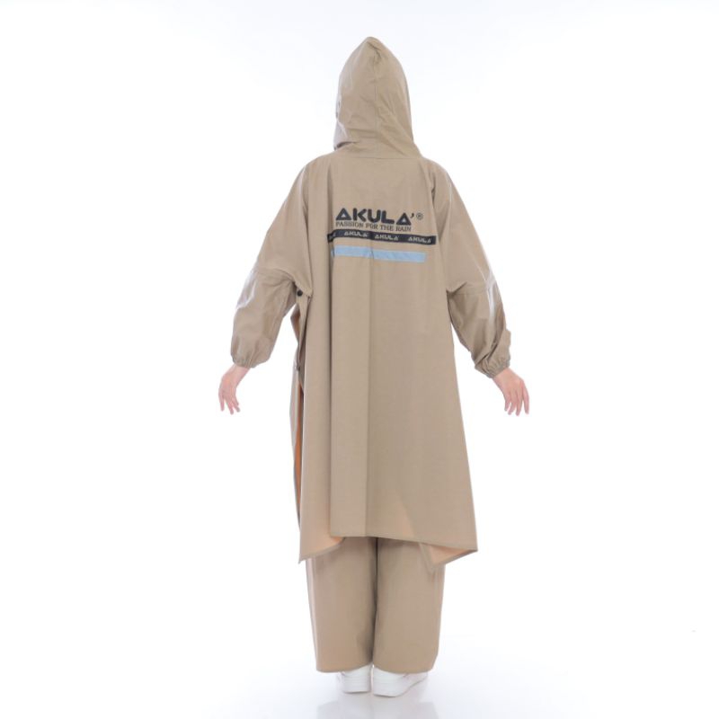 jas hujan Akula setelan ponco celana All Size