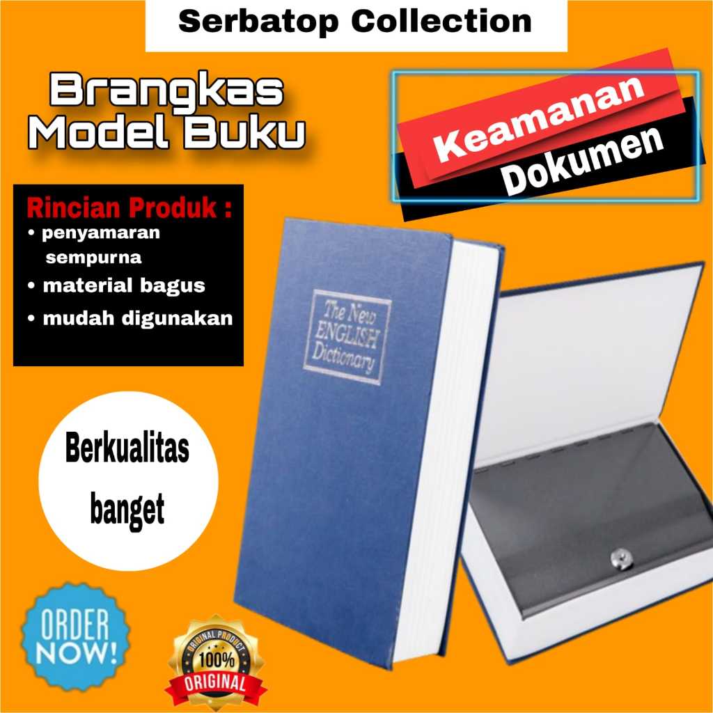 brangkas buku kunci brankas mini buku brankas  buku brankas uang buku safebet lock safety