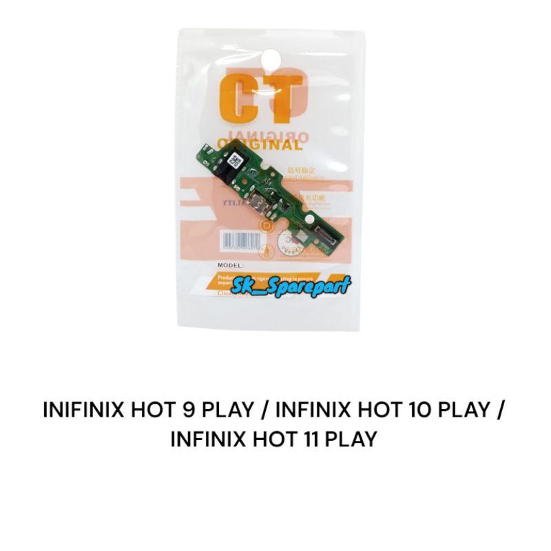 FLEXIBEL CHARGER INFINIX HOT 9 PLAY / INFINIX HOT 10 PLAY / INFINIX HOT 11 PLAY PAPAN CAS FULLSET IC