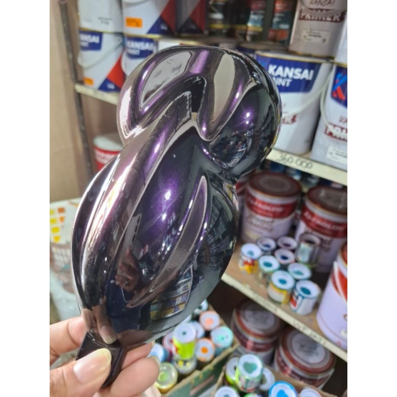 cat warna new hitam lembayung purple cat black lembayung purple cat hitam lembayung ungu cat hitam l