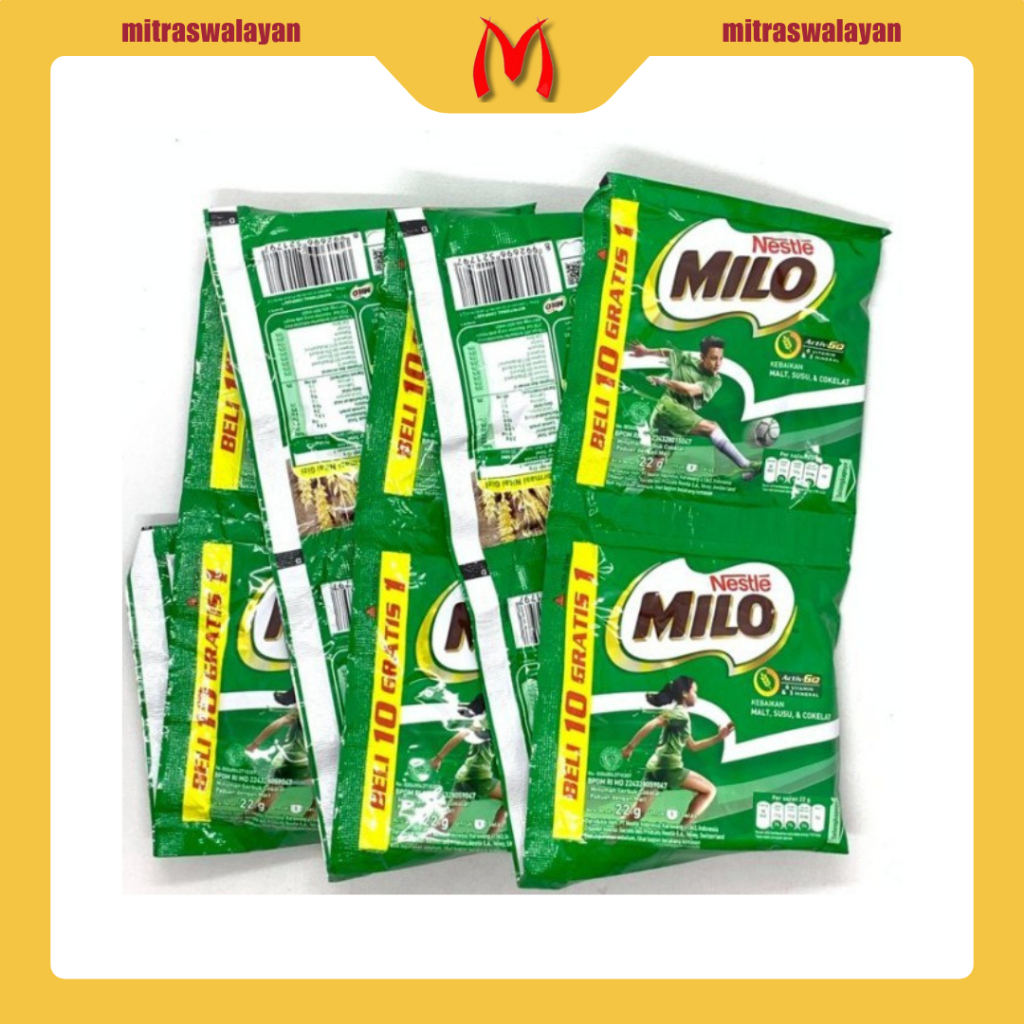 

MILO Activ-Go Susu Bubuk 1 Rentang isi 10 + 1 Sachet @22 gr