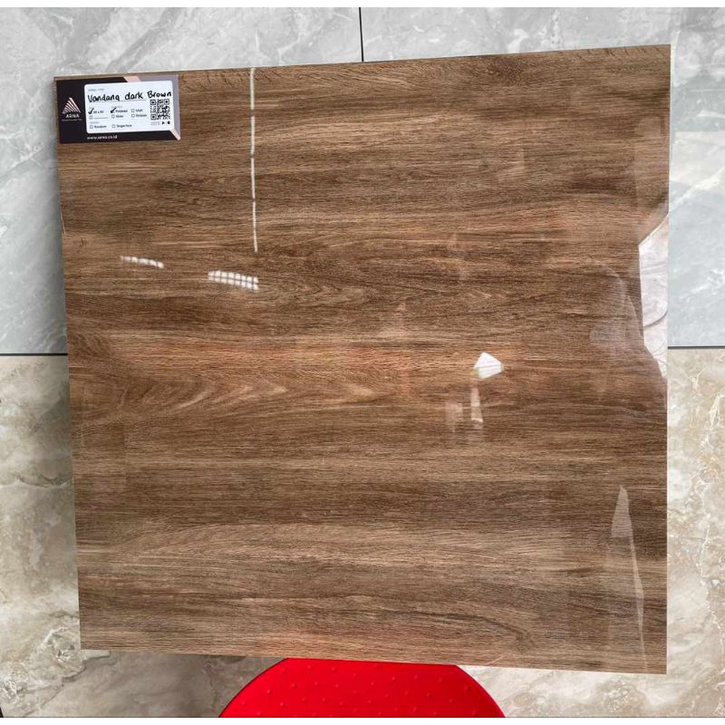 Granit 60x60 vandana dark brown glazed polished by arna