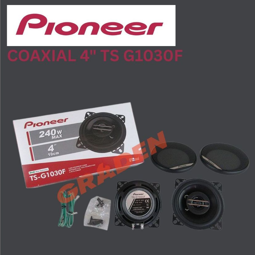 SPEAKER COAXIAL 4 INCH PIONEER TS-G1030F / SPEAKER MOBIL MURAH / AUDIO MOBIL