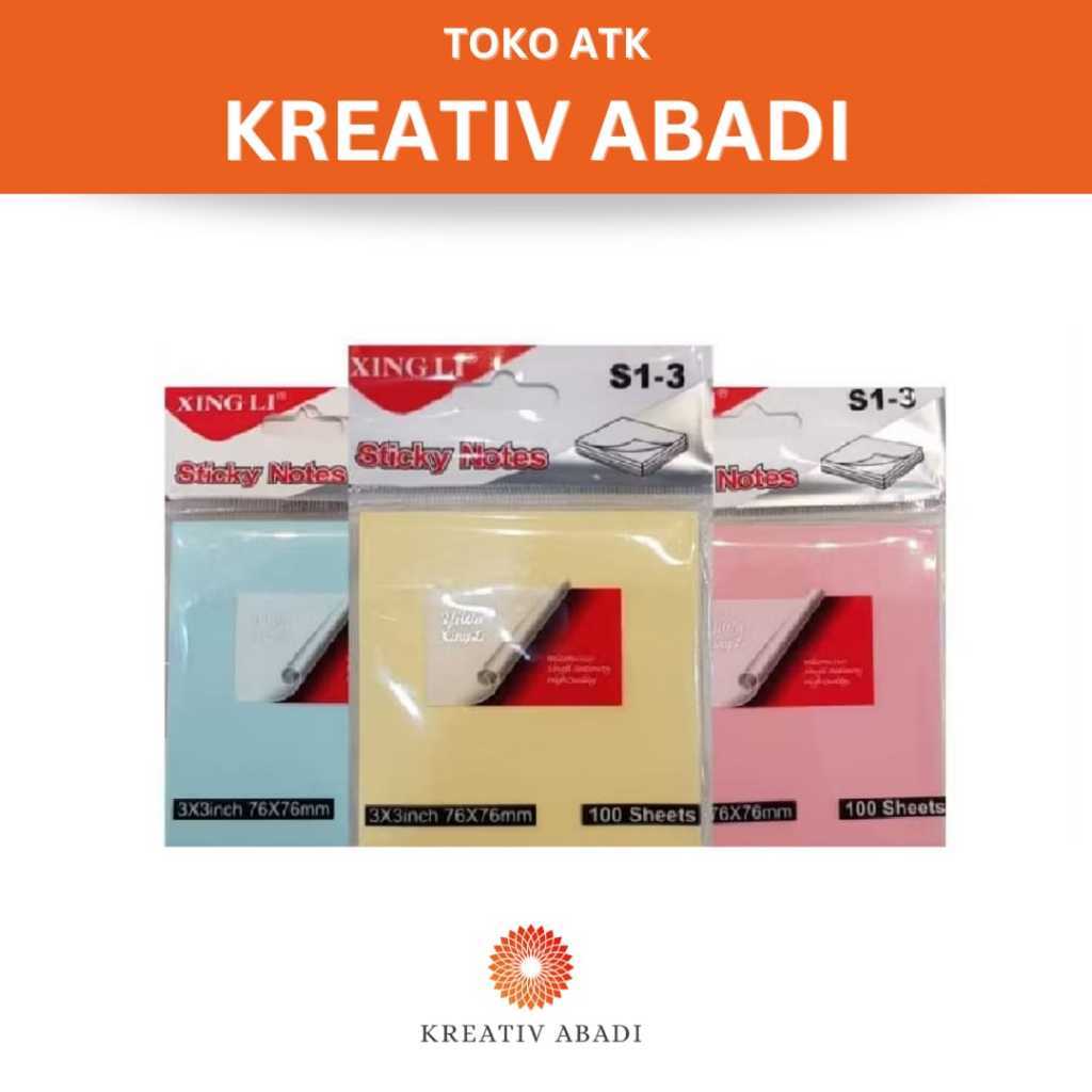 

Sticky Notes 100 76x76mm