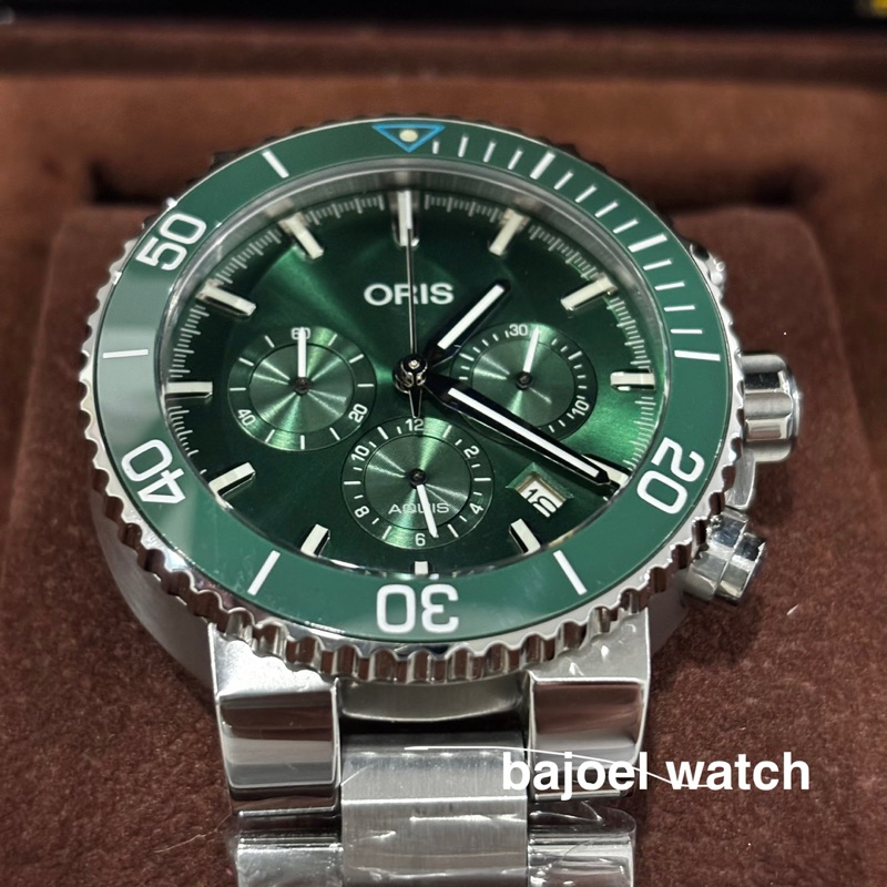 JAM TANGAN ORIS AQUIS BLUE WHALE STAINLESS STEEL FULSET