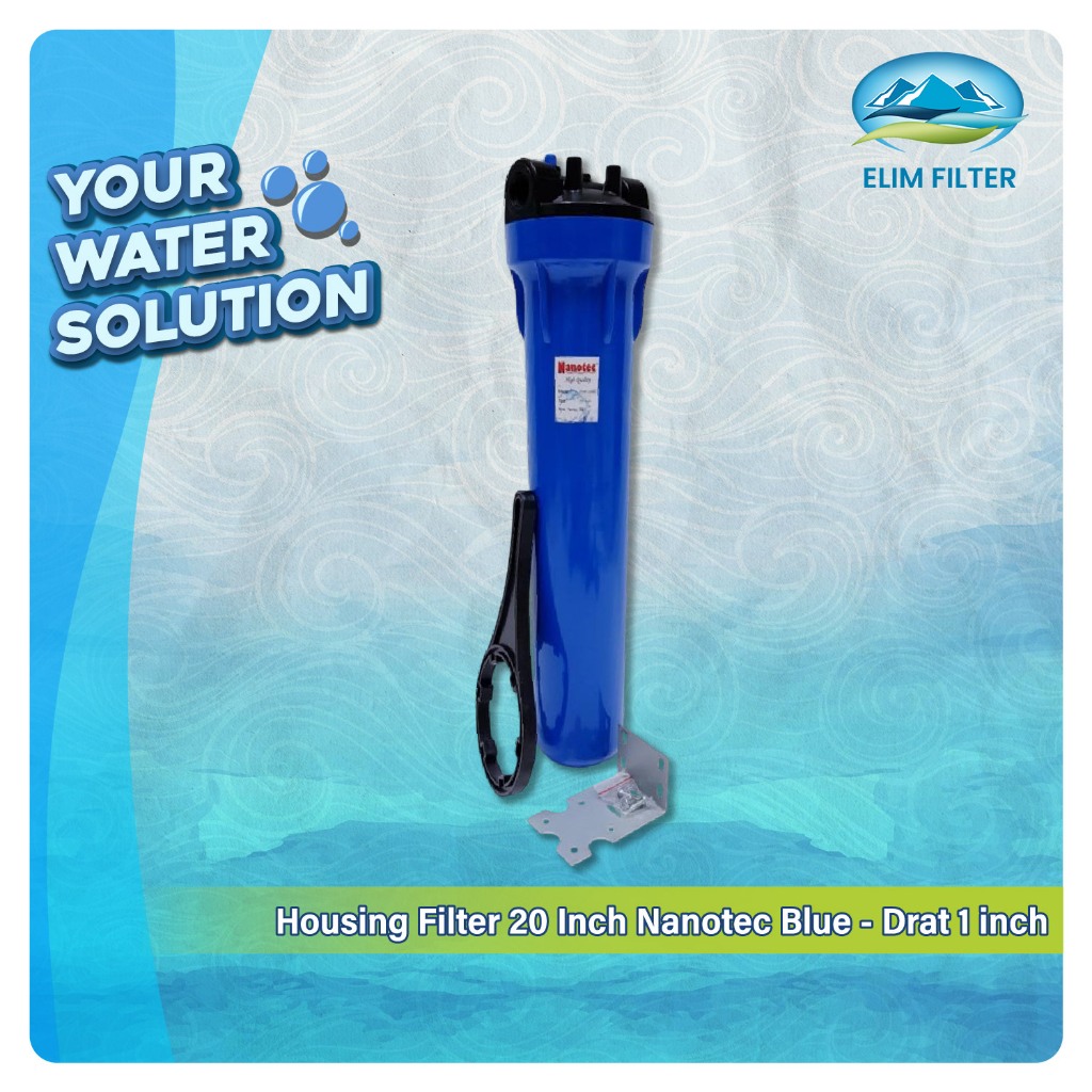 Housing Filter 20 inch Nanotec - Biru