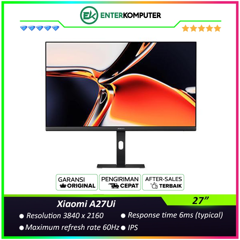 Xiaomi A27Ui 27" 4K UHD IPS USB-C Monitor / Monitor 27 inch