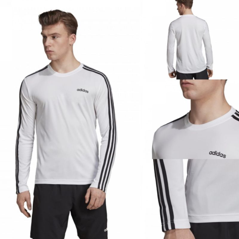 Adidas response running long tee white