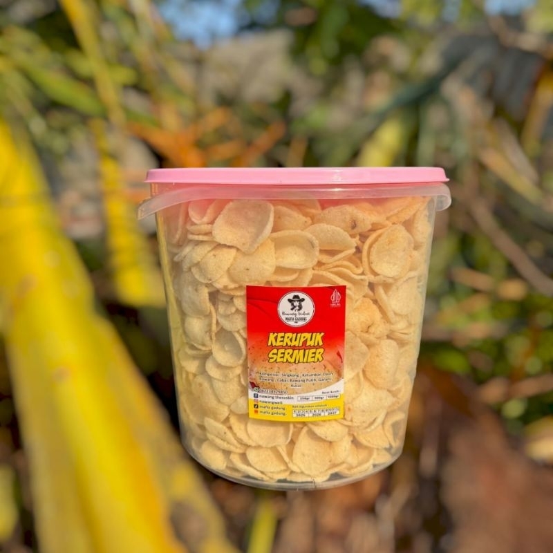 

KERUPUK MATANG SERMIER UNYIL GURIH RENYAH FREE TOPLES 1000 LITER