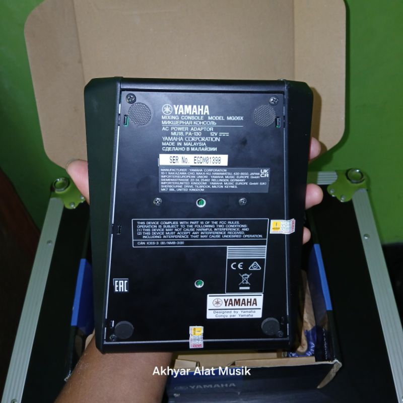 Mixer Yamaha MG06X Original  no kw kw Fullsett Like New Mulus made in Malaysia Keluaran Terbaru
