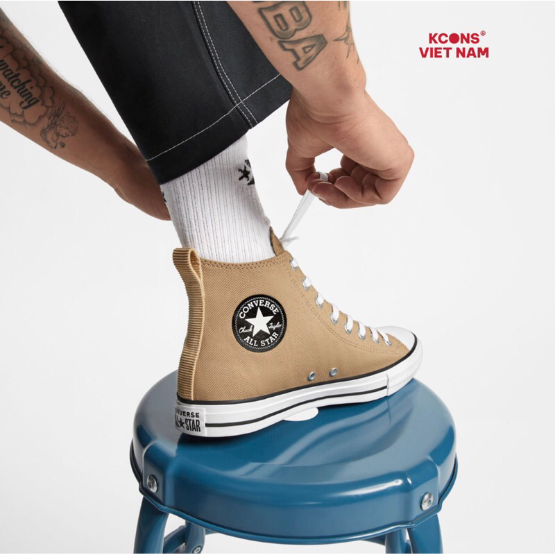 Converse Chuck Taylor All star Hi Woven Twill Men’s Sneakers - Khaki