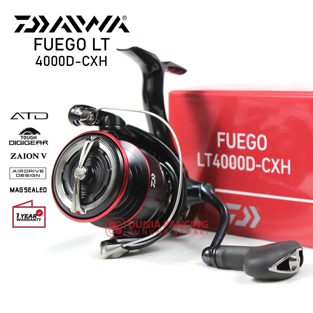 Reel Spinning Daiwa Fuego LT New 23 | 2500 | 3000 | 4000 | 5000 | 6000 | POWER HANDLE | ATD | ZAION