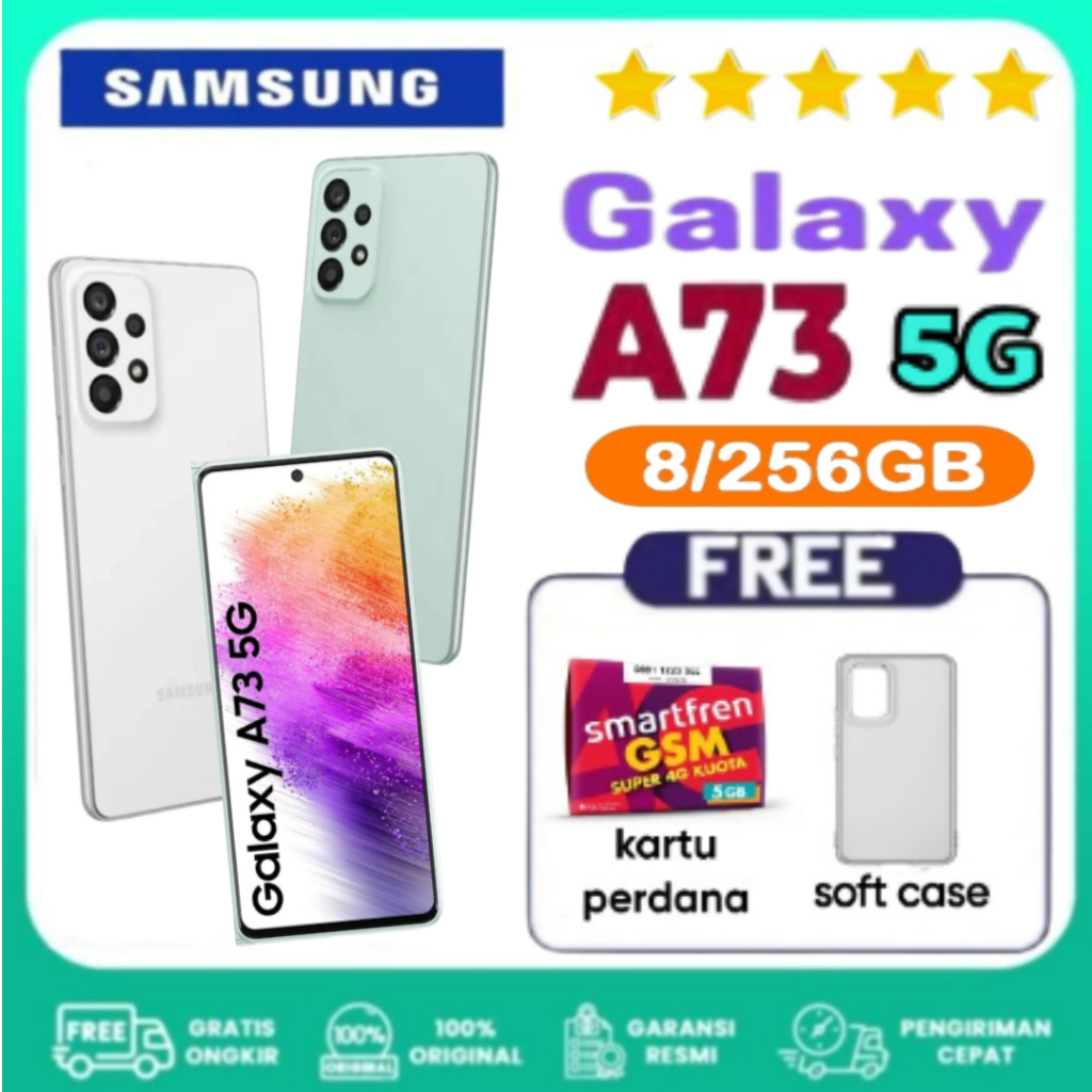 HP SAMSUNG GALAXY A73 5G GARANSI RESMI