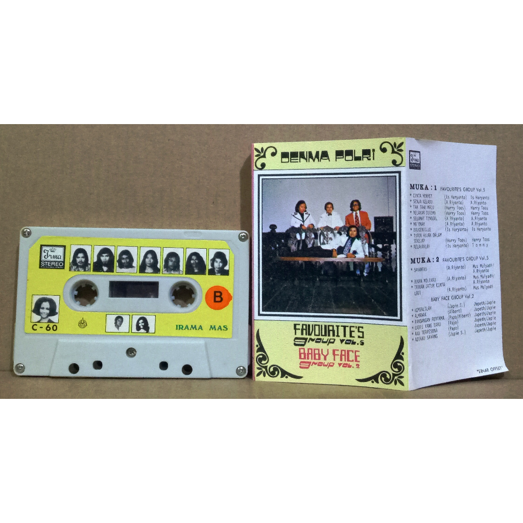 FAVOURITEs GROUP & BABY FACE GROUP - VOL 5 & VOL 2 - Kaset