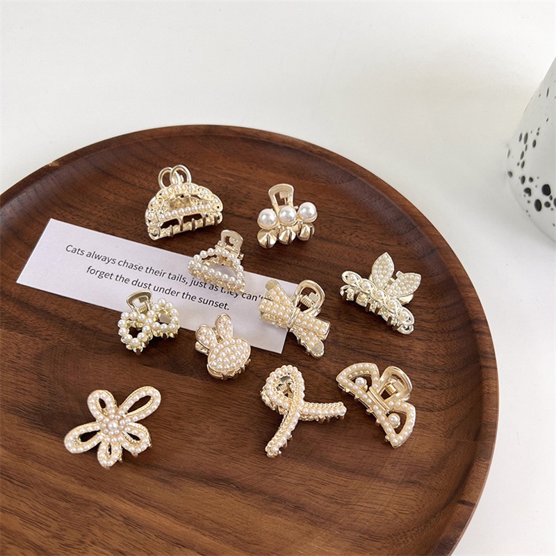 Jepit Rambut Klip Mutiara Kecil Jepitan Rambut Mutiara Kecil Fashion Korea