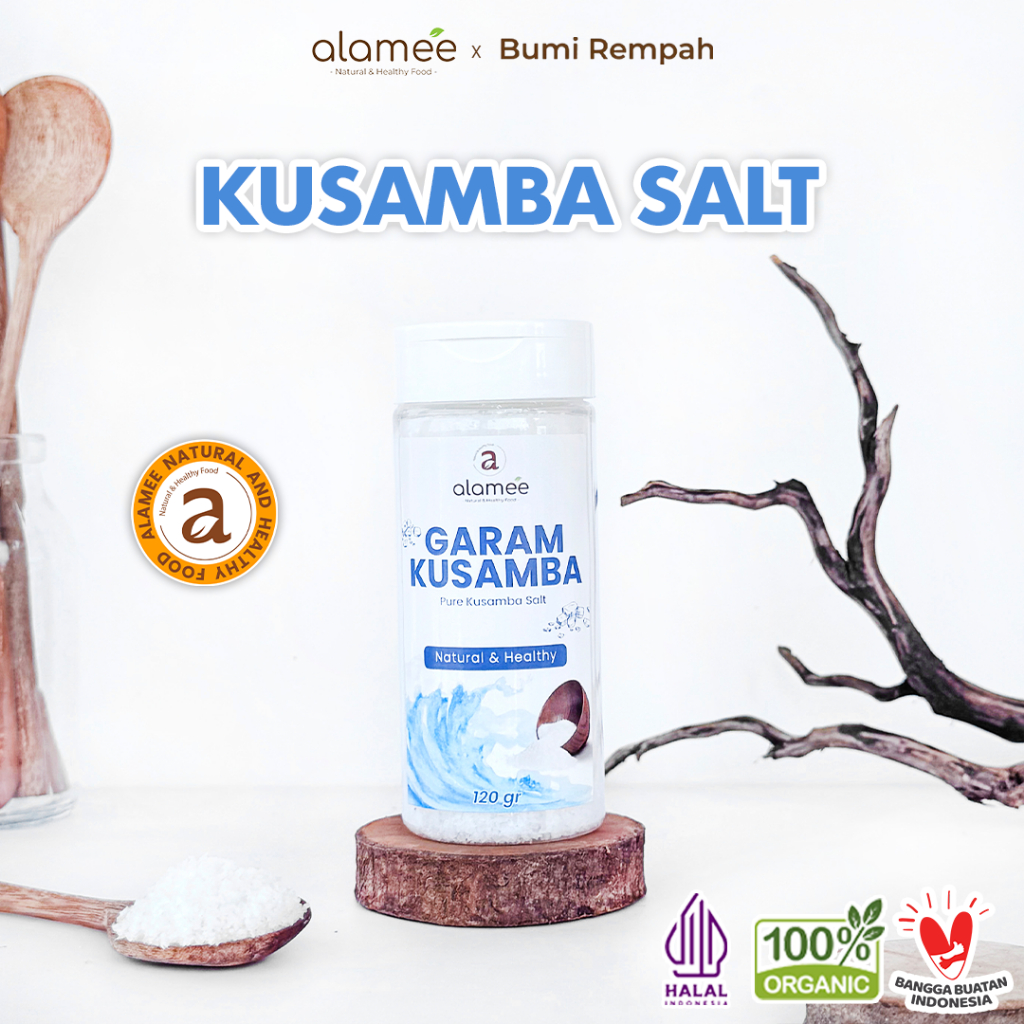 

Garam Kusamba Bali Sea Salt Premium 120gr Laut Organik Murni Natural Alami Organic Seasalt Lokal bumi rempah