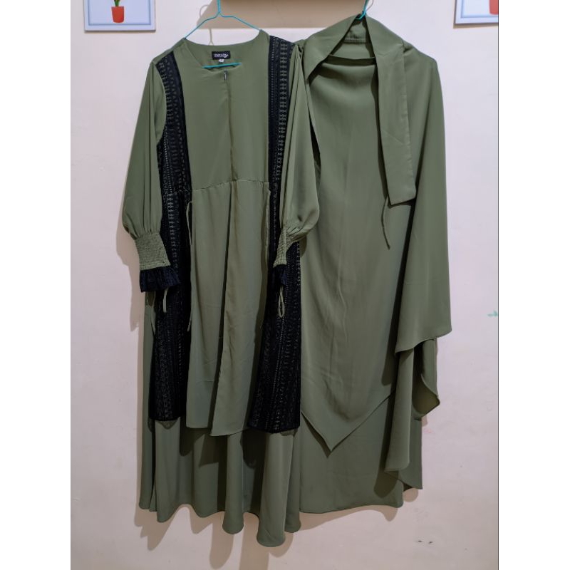 Preloved Set Gamis dan FK