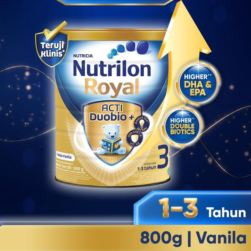 

Nutrilon Royal 3 Susu Pertumbuhan 1-3 Thn Vanila 800g 806309
