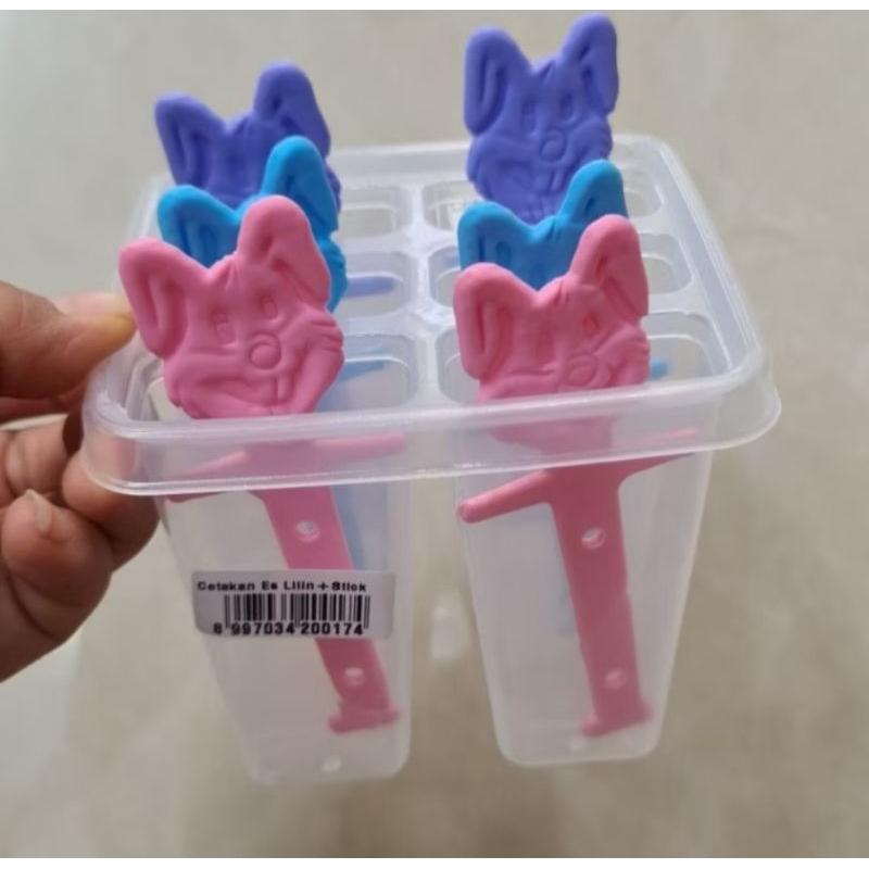 Cetakan Es Lilin + Stik / Cetakan Es mambo Stik