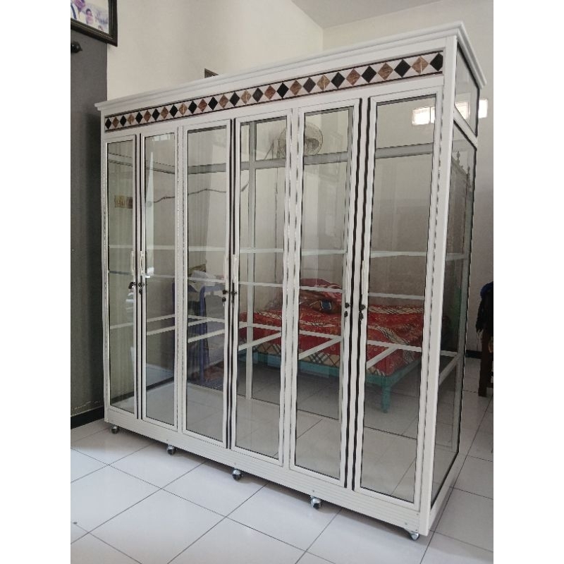 LEMARI GAMIS JUMBO | LEMARI PAKAIAN FULL GANTUNG | LEMARI ALUMINIUM MURAH BERKUALITAS | LEMARI BAJU 
