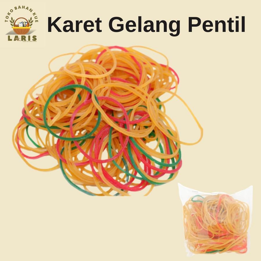 

KARET GELANG PENTIL KECIL WARNA 50 GRAM