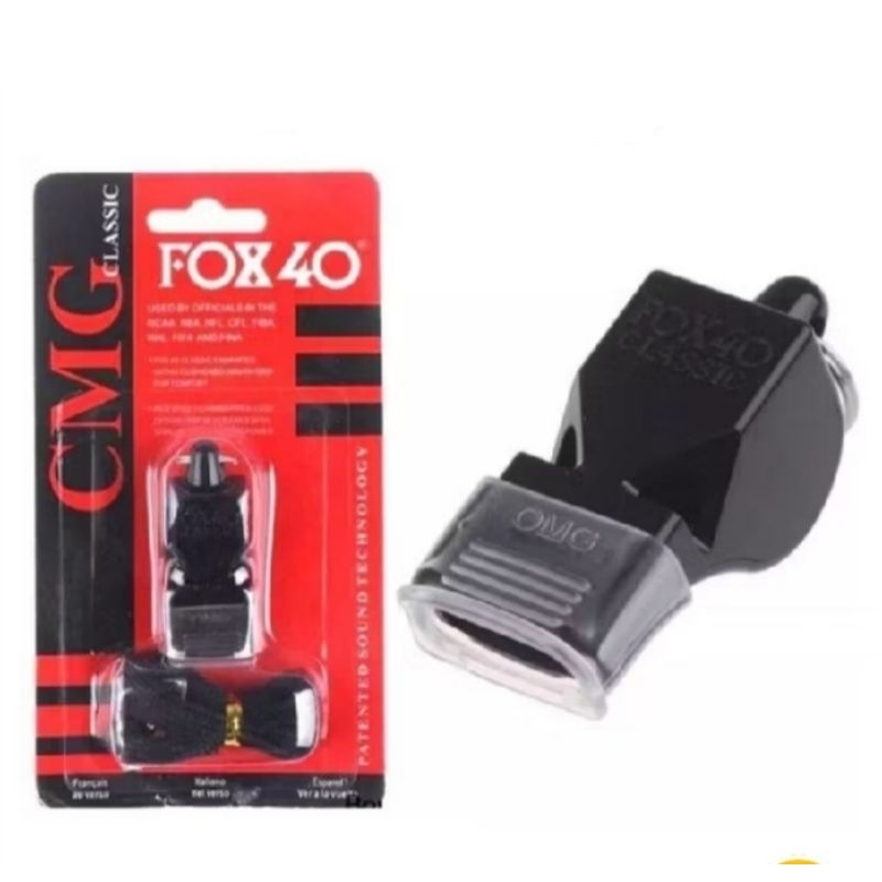Peluit Fox 40 CMG Classic + Tali / Whistle Fox 40 Classic + Lanyard