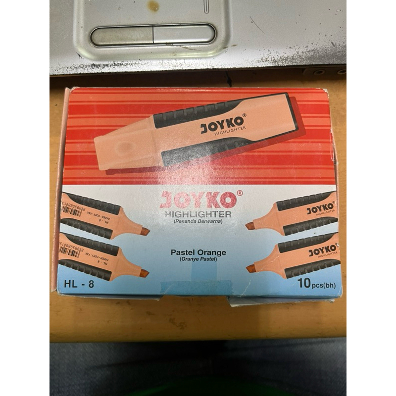 

HIGHLIGHTER JOYKO WARNA PASTEL ORANGE HL-8 (1pc)