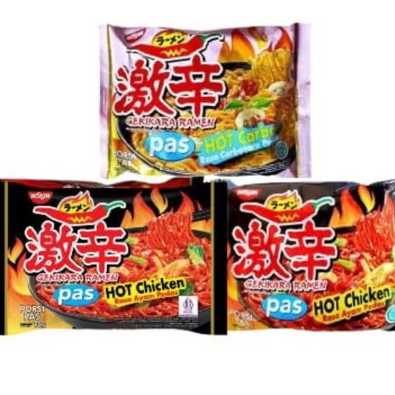 

Classica2106 Gekikara Ramen Spicy Combo - Hot Chicken & Carbonara (3Pcs)
