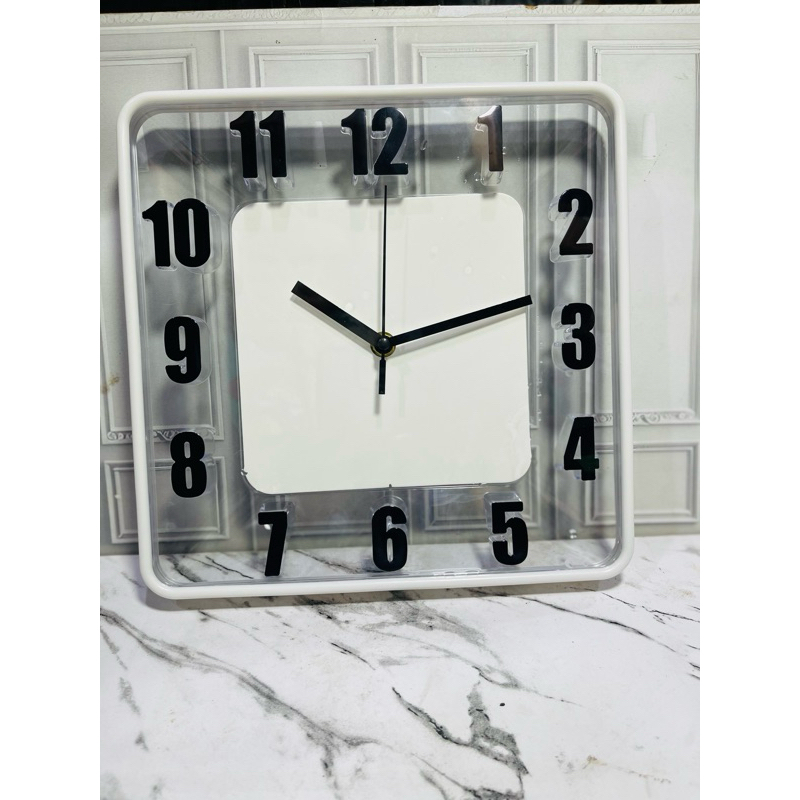 Ready Jam Dinding Warna-warni 9028/jam dinding transparan elegan/jam dinding unik Termurah