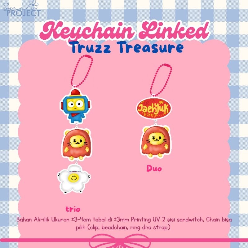 KEYCHAIN LINKED TRUZ TREASURE