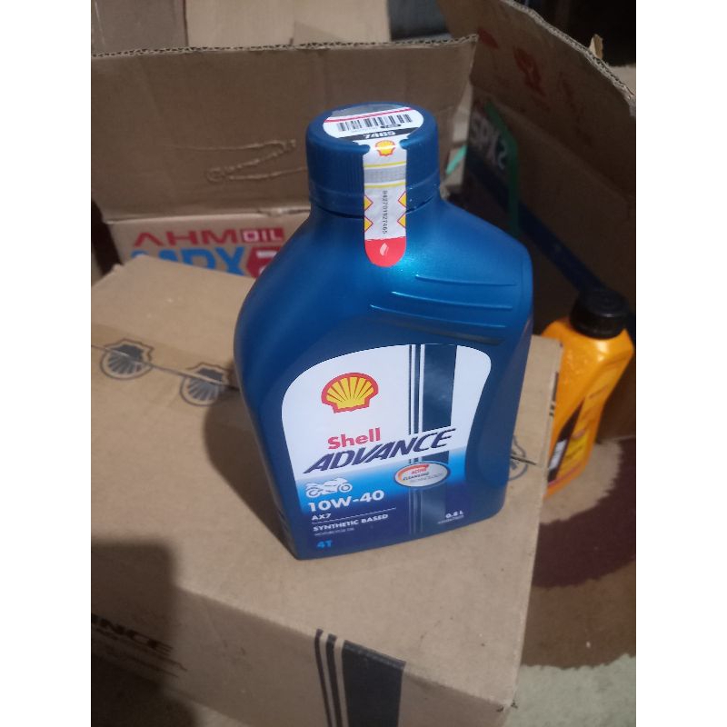 OLI SHELL ADVANCE 10W-40 AX7 4 TAK
