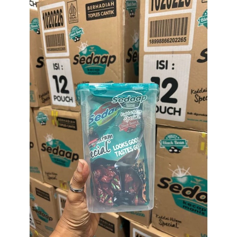 

SEDAP Kecap Manis 728G Kemasan Baru Free Toples Cantik