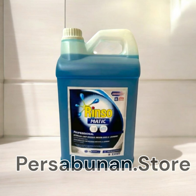 Deterjen Cair Rinso Matic 5 Liter No Label Ekonomis Premium