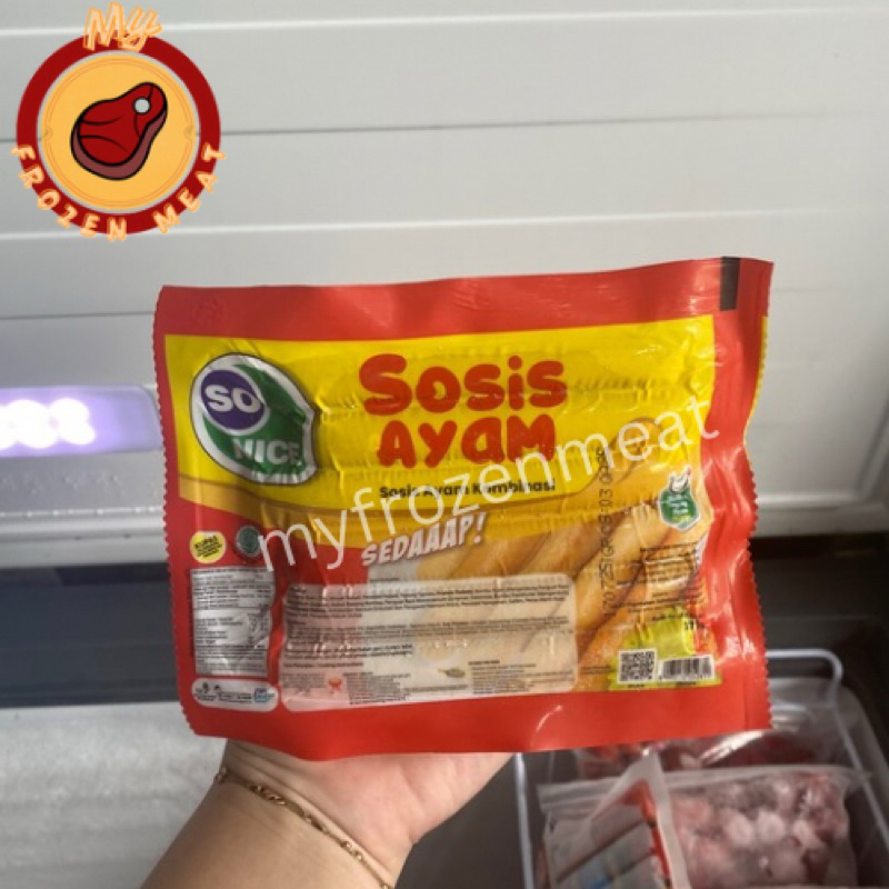 

So nice sosis ayam 375gr 15pcs